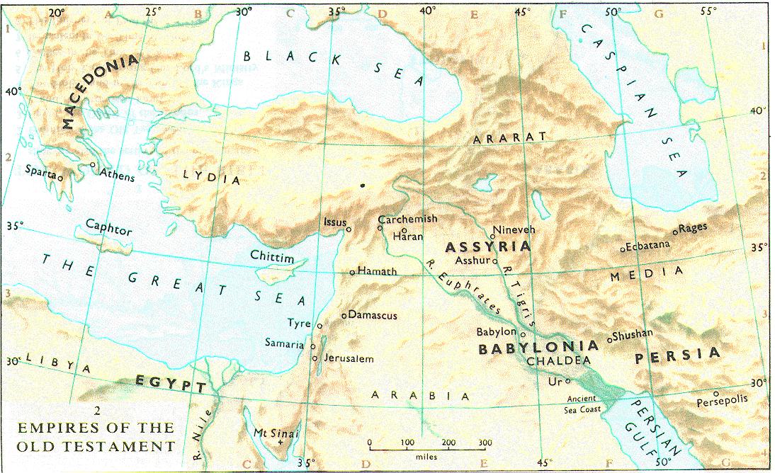 Maps from the holy Bible خرائط الكتاب المقدس