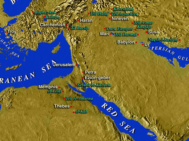 Maps from the holy Bible خرائط الكتاب المقدس