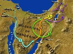 Maps from the holy Bible خرائط الكتاب المقدس
